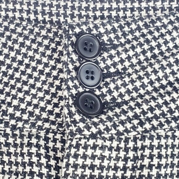 1st Kiss Juniors Shorts Black & White Houndstooth First Kiss Size 7 EUC - Picture 2 of 7